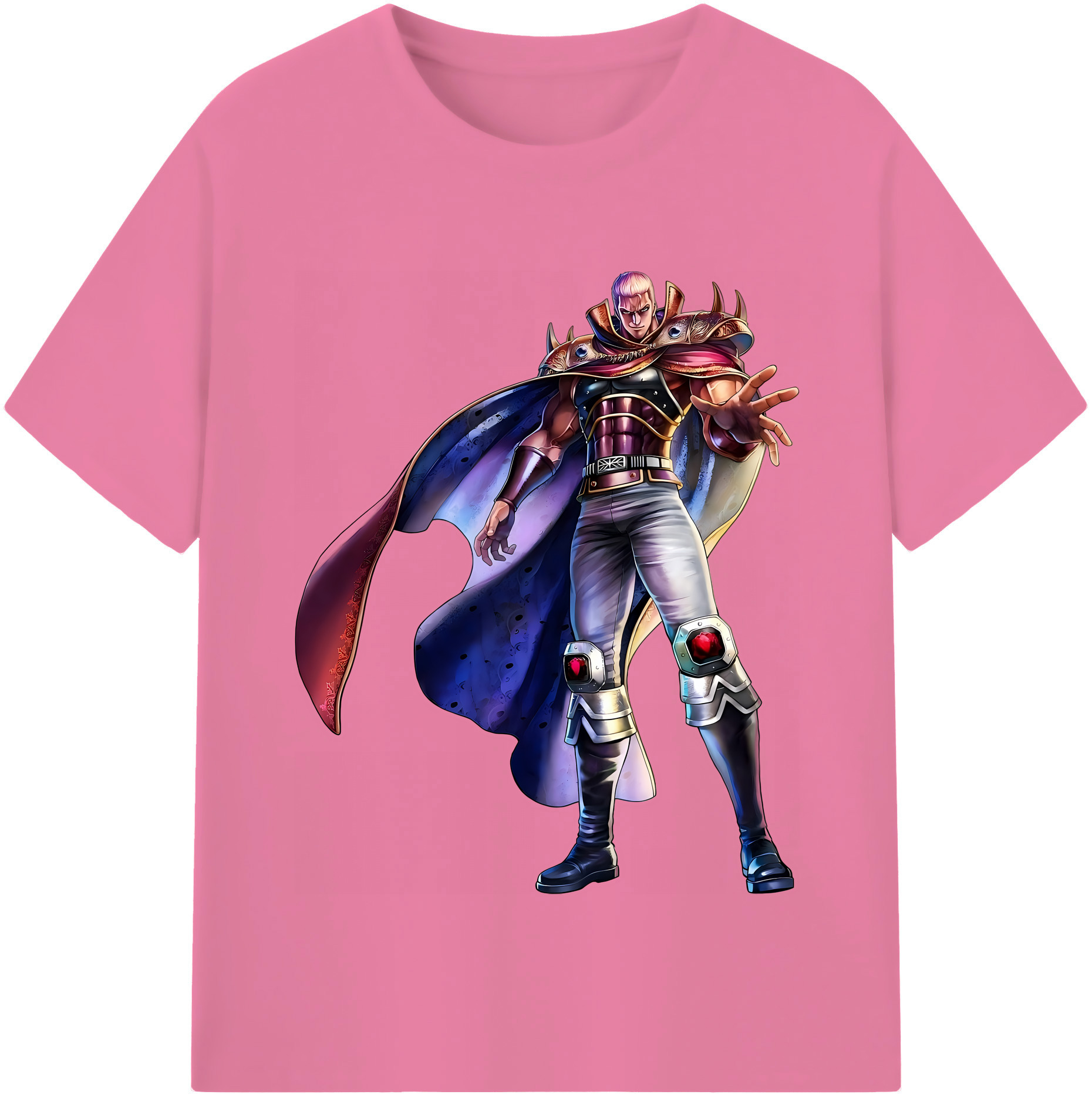 （画像用） 北斗の拳 Fist of the North Star 綿100％半袖Tシャツ（フロントプリント）